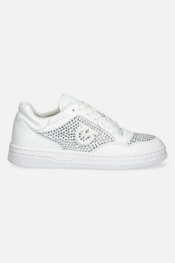Pinko sneakersy skórzane Mandy SS0081.P082.Z1B biały SS25