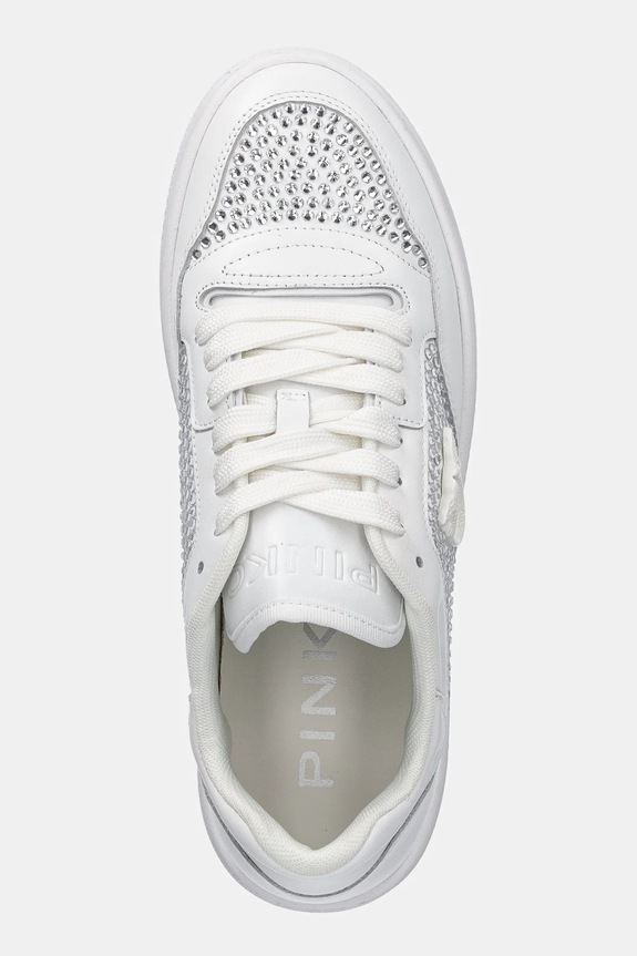 Pinko sneakersy skórzane Mandy biały SS0081.P082.Z1B