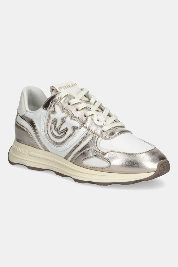 Tenisky Pinko Zoe usňová koža zlatá SS0087.P085.Z22