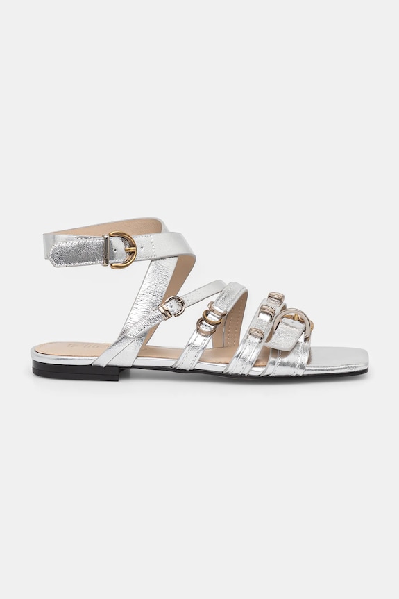 Pinko bőr sportcipő Marli SD0317.P049.ZZF ezüst SS25