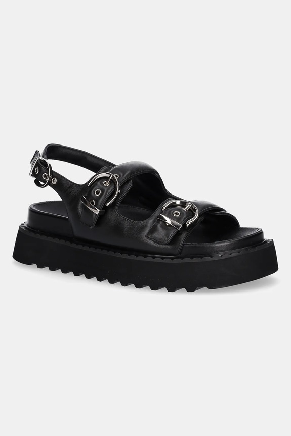 Pinko sandały skórzane Kate pozostałe czarny SD0293.P003.Z99