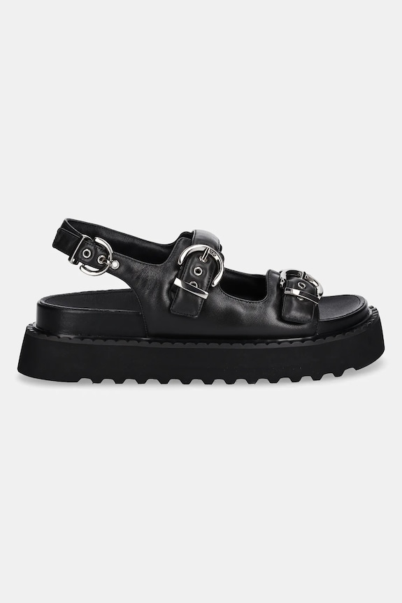 Pinko sandały skórzane Kate SD0293.P003.Z99 czarny SS25