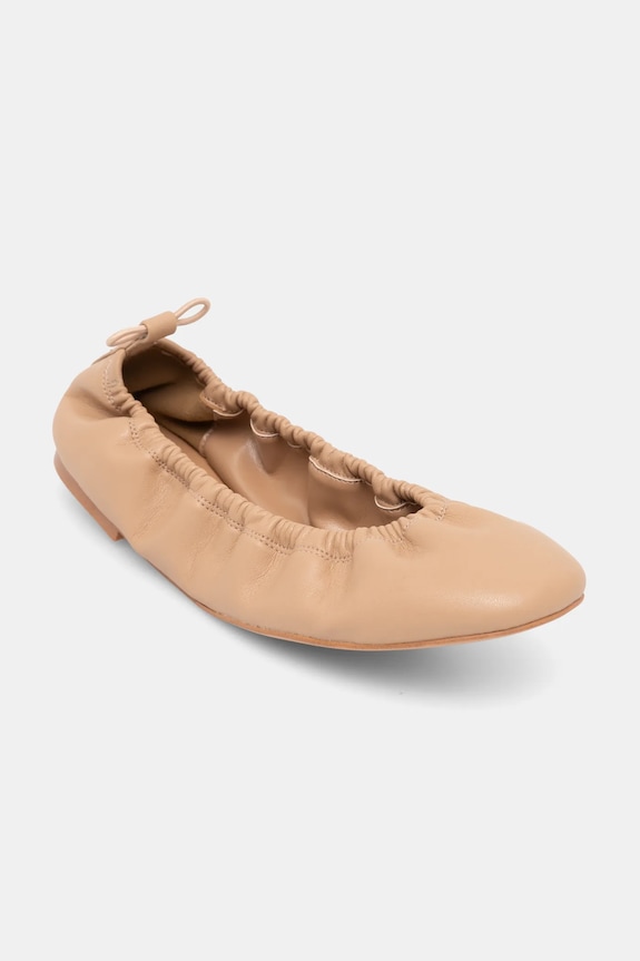 Twinset baleriny syntetyczny beżowy 251TCP150.00044