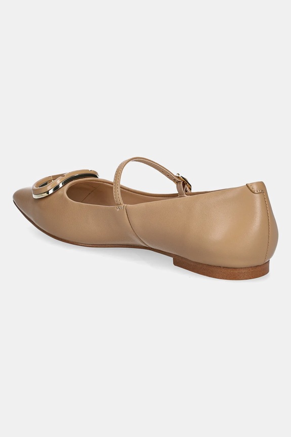 Boty Baleríny Twinset 251TCP064.00044 hnědá