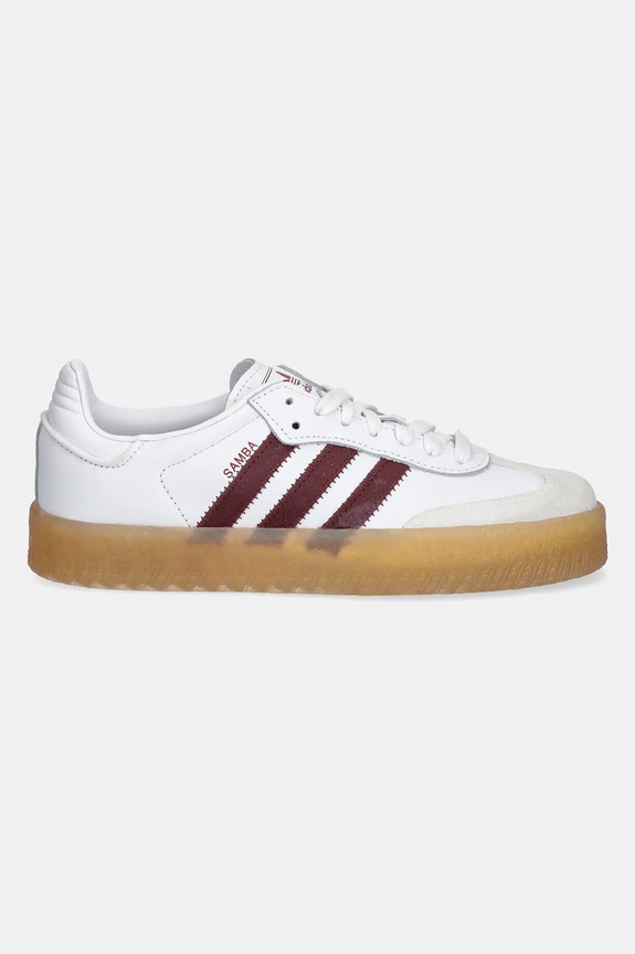 Usnjene superge adidas Originals Sambae JP5610 bela SS25
