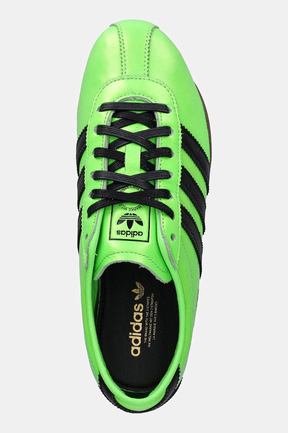 Шкіряні кросівки adidas Originals Tokyo Decon зелений JQ2155
