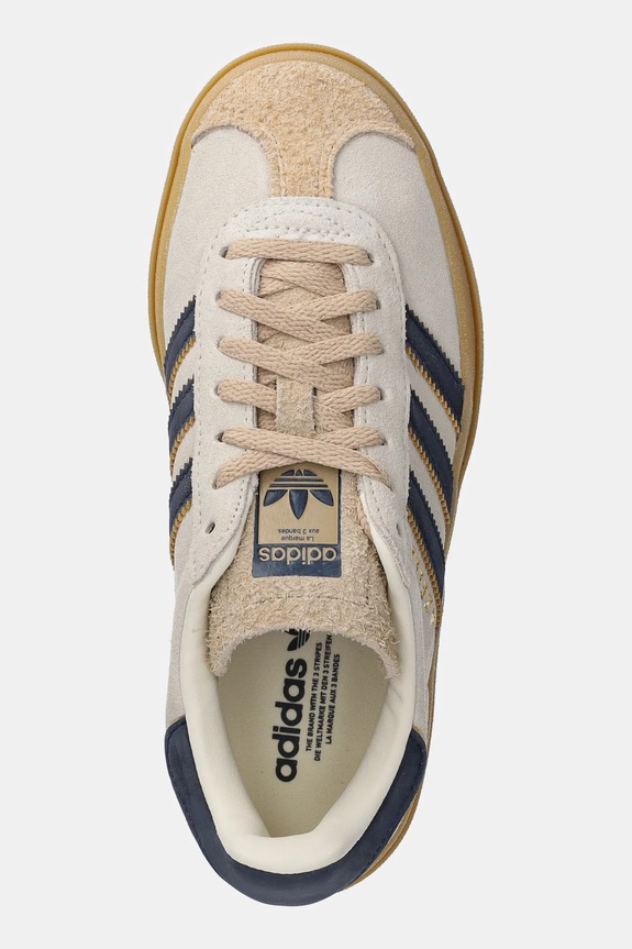 Δερμάτινα sneakers adidas Originals Gazelle Bold μπεζ JQ5126