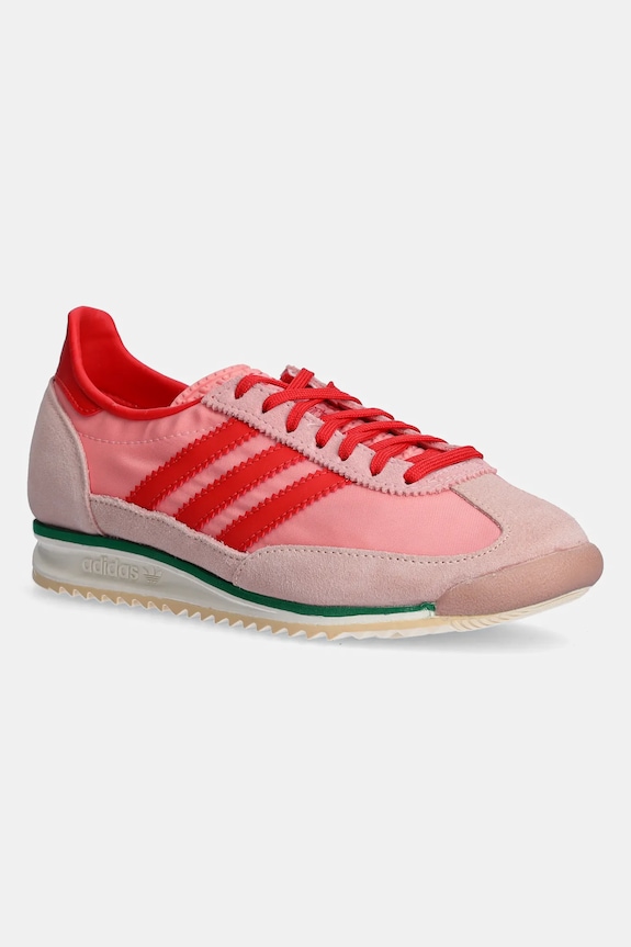 adidas Originals sneakers Sl 72 OG piele întoarsă roz JS0254