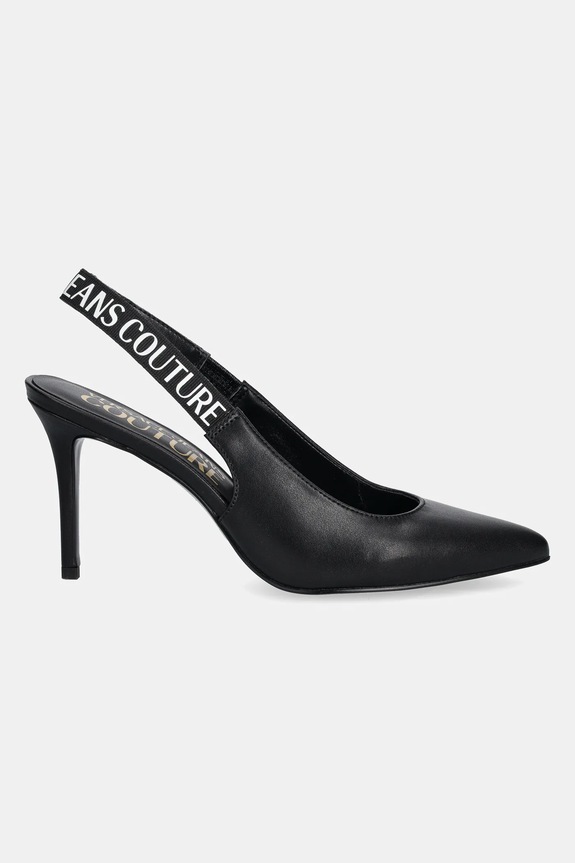 Versace Jeans Couture tacchi in pelle 78VA3S52.ZPS62.899 nero SS25
