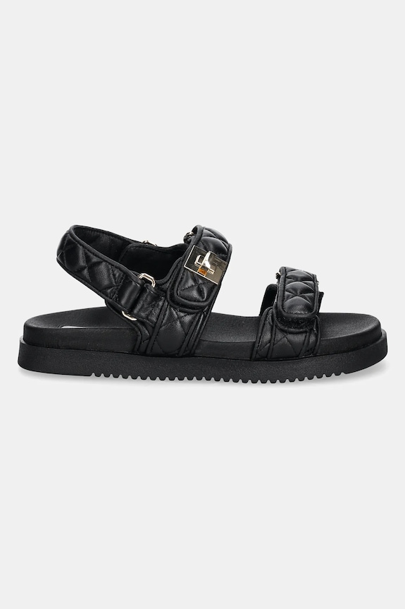 Steve Madden sandale de piele Mona-Q SM11003792.055 negru SS25