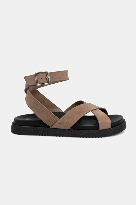 Steve Madden sandali in camoscio My Bestie SM11003787.274 marrone SS26