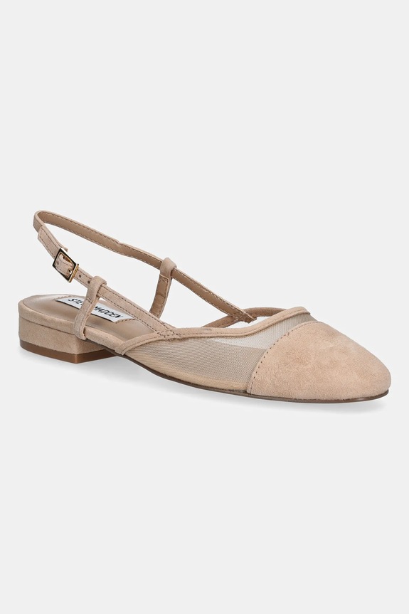 Steve Madden balerini Belinda-M piele întoarsă bej SM11003766.215