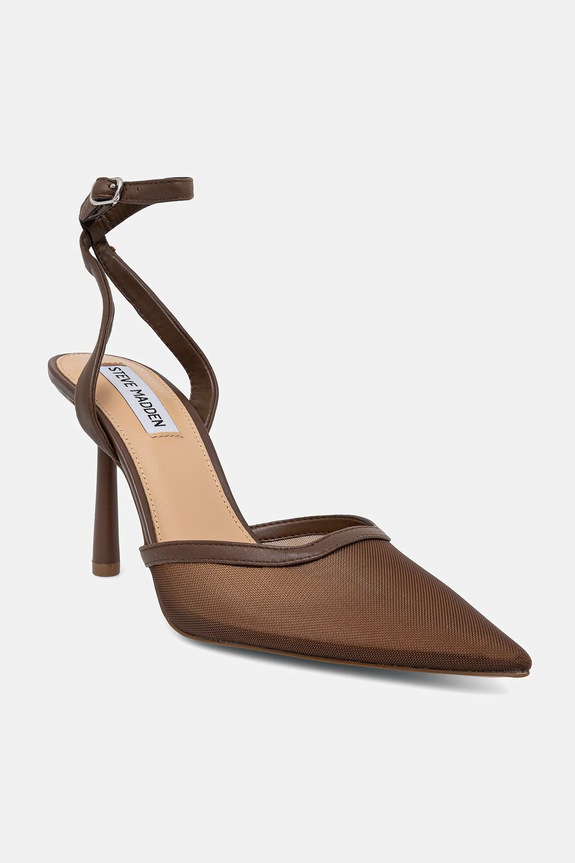 Steve Madden pantofi cu toc Alliance-M calcai expus maro SM11003768.003