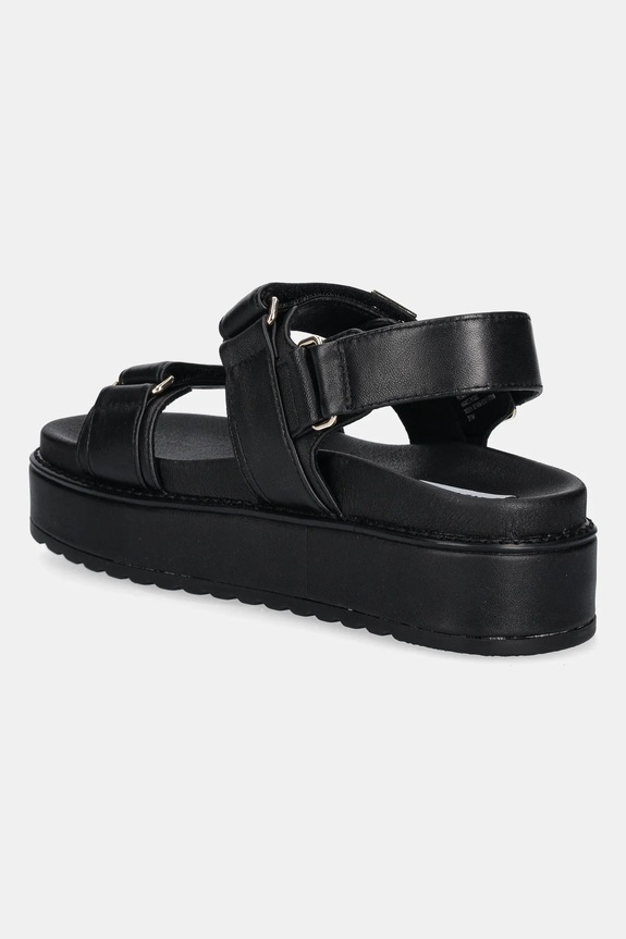 Obuwie Steve Madden sandały skórzane Bigmona SM11003458.017 czarny