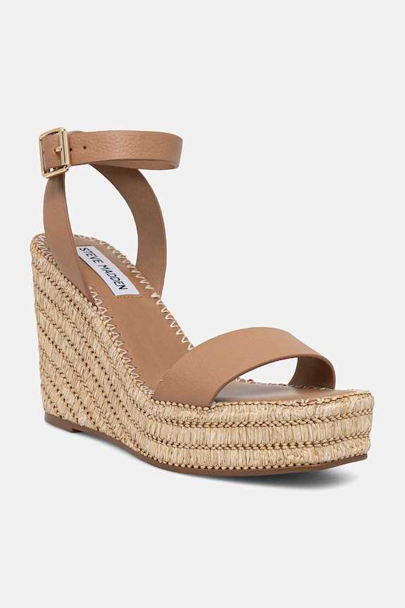 Кожаные сандалии Steve Madden Cassie свыше 8 см бежевый SM11003372.217
