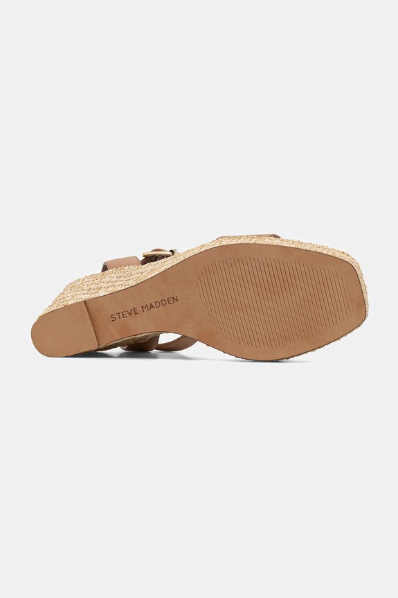 Шкіряні сандалі Steve Madden Cassie SM11003372.217 бежевий