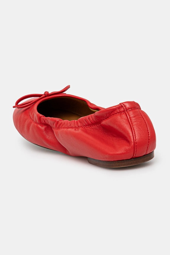 Obuća Balerinke Polo Ralph Lauren Flats Ballet 818960638 crvena