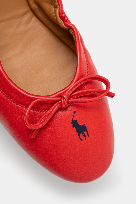 Balerinke Polo Ralph Lauren Flats Ballet 818960638 crvena
