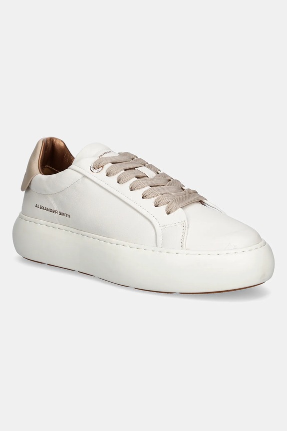 Alexander Smith sneakers in pelle Soho platform bianco ASBBSOW3563WBE