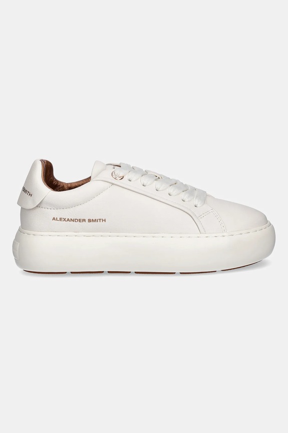 Alexander Smith sneakersy skórzane Soho ASBBSOW3560TWT biały SS25