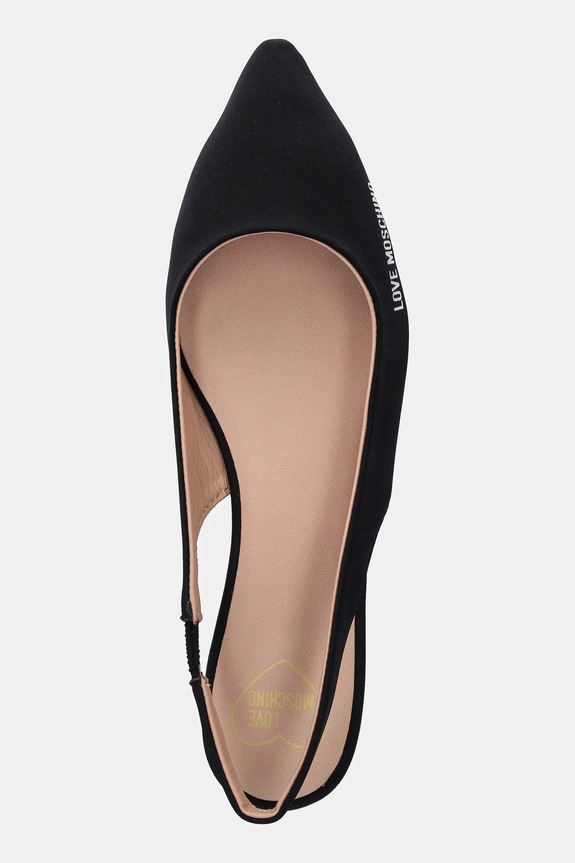 Love Moschino baleriny czarny JA11021G1MIM0000