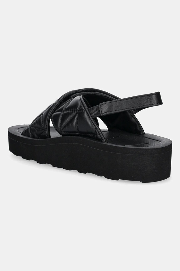 Obuwie Love Moschino sandały skórzane JA16044I1MIE0000 czarny