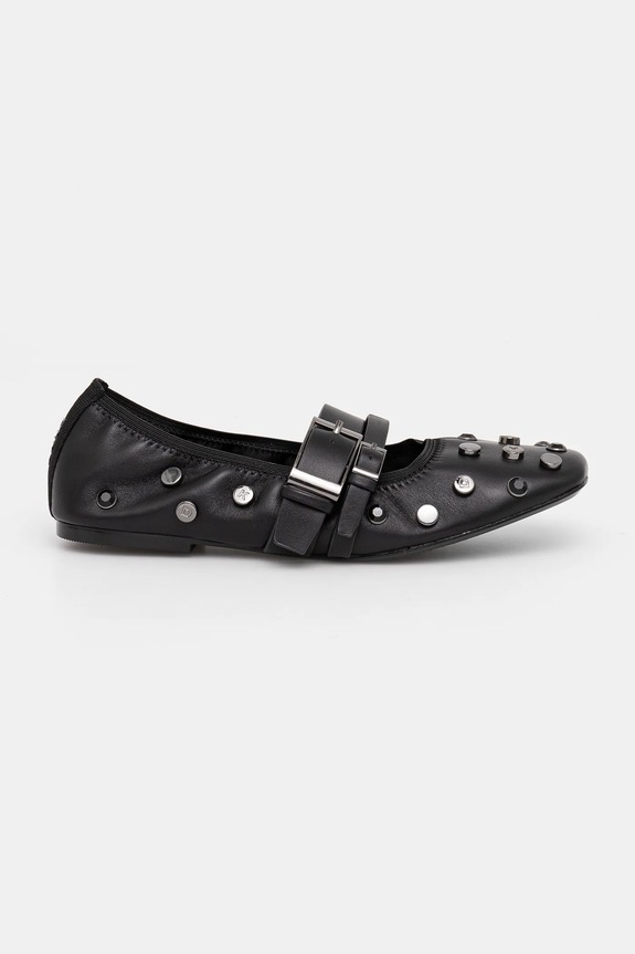 Kožené balerínky Dkny Davey K1552868.BLK čierna SS25