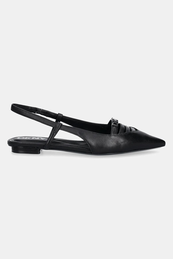 Dkny baleriny skórzane Mikado K1524221.BLK czarny SS25