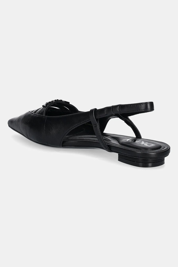Obuwie Dkny baleriny skórzane Mikado K1524221.BLK czarny