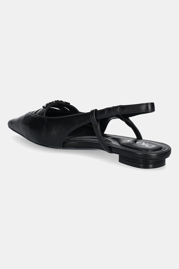 Obuwie Dkny baleriny skórzane Mikado K1524221.BLK czarny