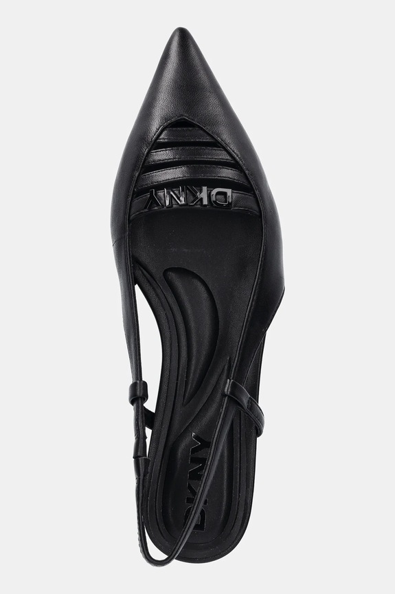 Dkny baleriny skórzane Mikado czarny K1524221.BLK