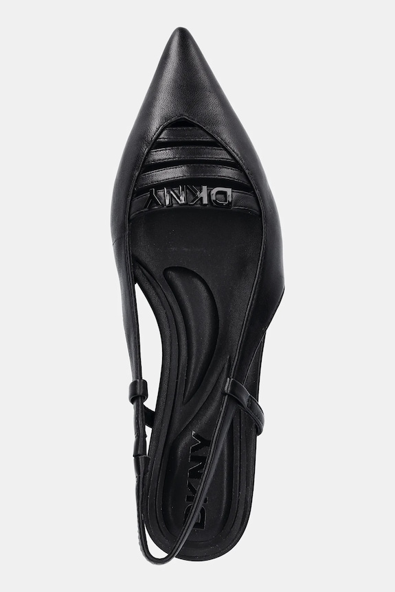 Dkny baleriny skórzane Mikado czarny K1524221.BLK
