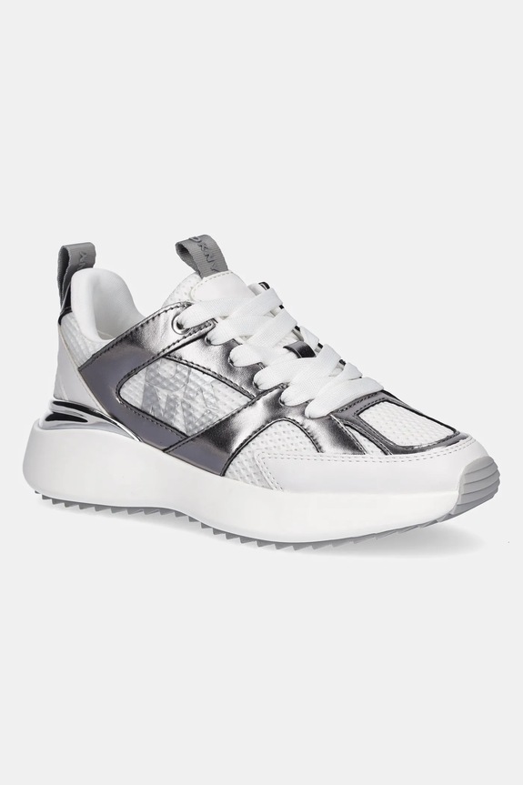 Superge Dkny Zofi Imitacija zrnatega usnja bela K1599546.4WN