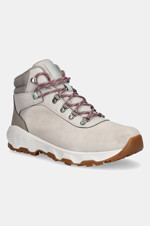 Παπούτσια Columbia Newton Wander δέρμα σαμουά μπεζ 2125531