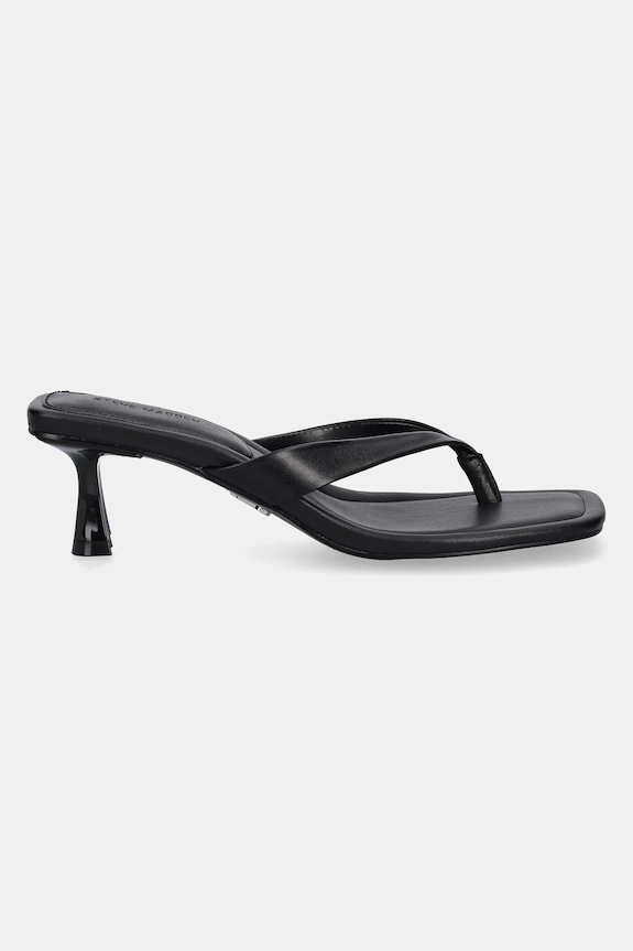 Δερμάτινες σαγιονάρες Steve Madden Heyley SM11003831.017 μαύρο SS25