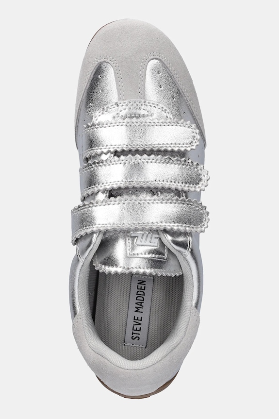 Steve Madden bőr sportcipő Flagship ezüst SM11003816.SL1