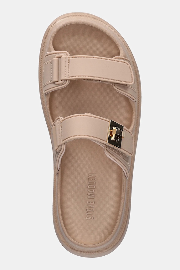Steve Madden klapki Bigschmona-J beżowy SM11003858.166