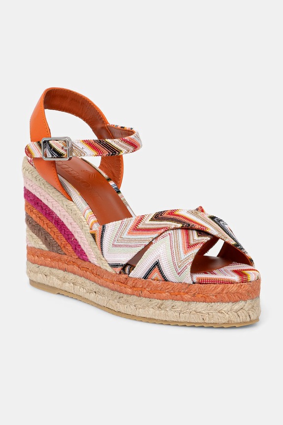 Missoni sandali Carmen zeppa multicolore MWB011.002