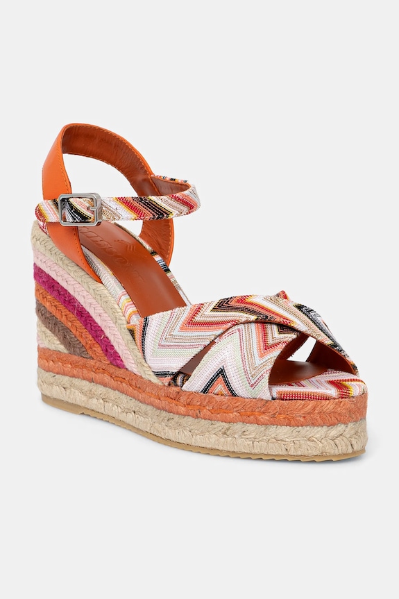 Missoni sandali Carmen zeppa multicolore MWB011.002