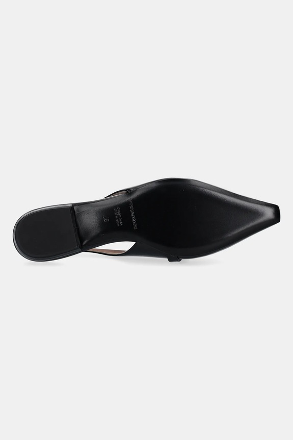 Emporio Armani balerini de piele X3D301.XF271.00002 negru