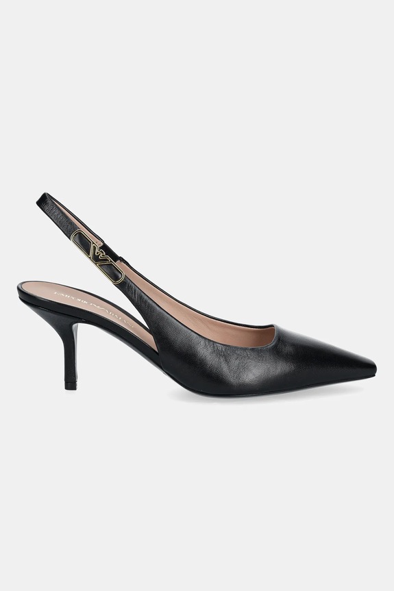 Kožené lodičky Emporio Armani X3E478.XF271.00002 čierna SS25