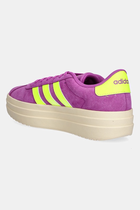 Obuwie adidas sneakersy zamszowe VL Court Bold JI1785 różowy