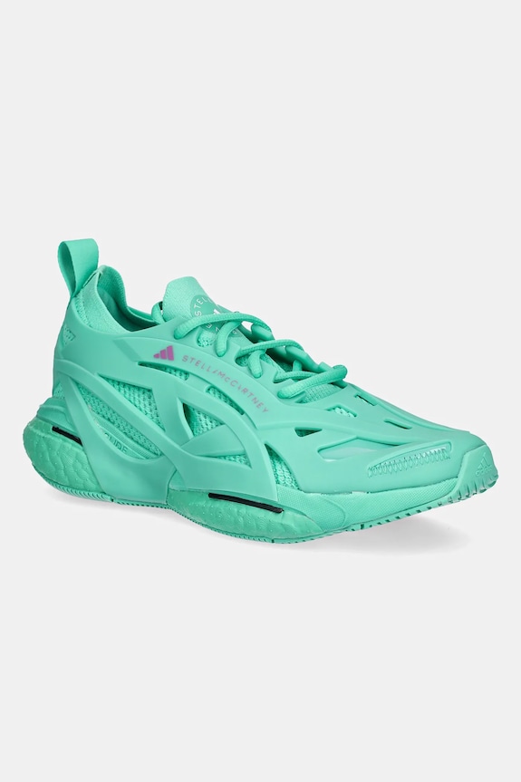 Обувки за бягане adidas by Stella McCartney Solarglide изкуствен зелен JH6331