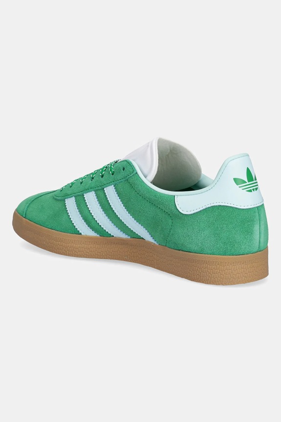 Обувь Замшевые кроссовки adidas Originals Gazelle JH7218 зелёный