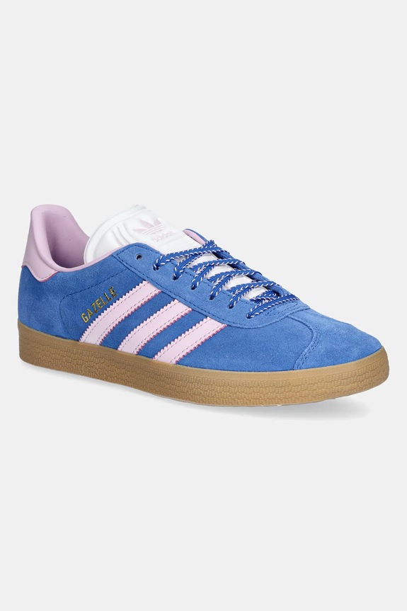 Tenisky adidas Originals Gazelle semišová koža modrá JH7219