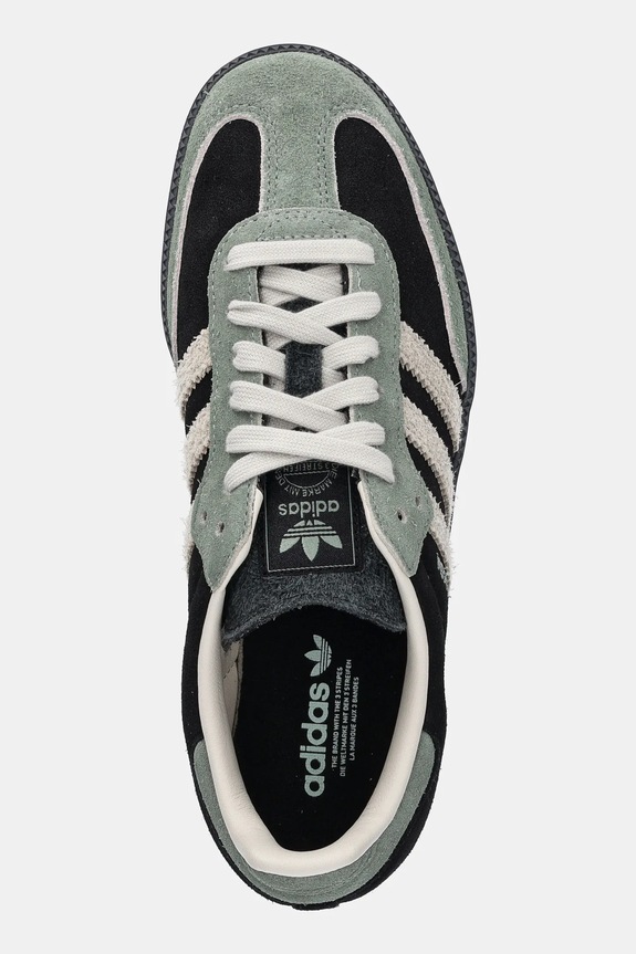 Замшеві кросівки adidas Originals Samba OG W чорний JI2680