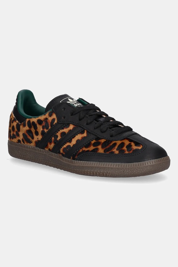 adidas Originals leather sneakers Samba OG W low black JI2735
