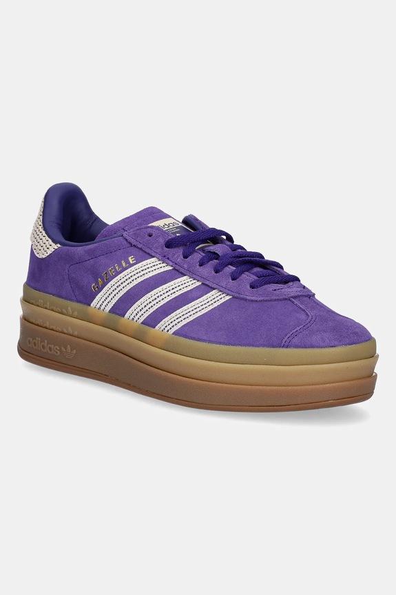 adidas Originals sneakersy Gazelle Bold W tekstylny fioletowy JS3359