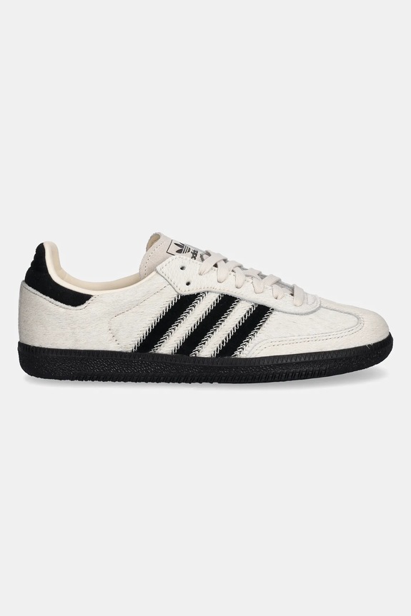 Kožne tenisice adidas Originals Samba OG W JP5329 bež SS25