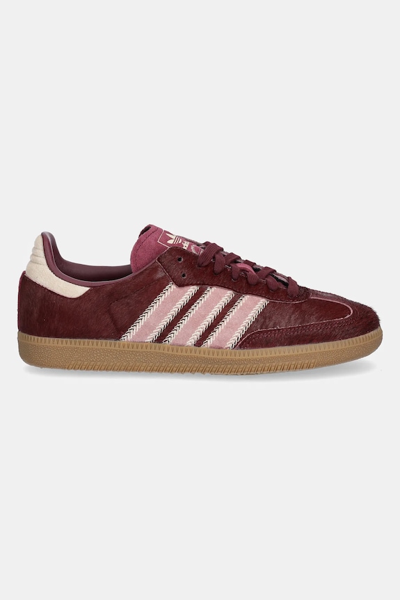 Kožne tenisice adidas Originals Samba OG W JP5330 bordo SS25